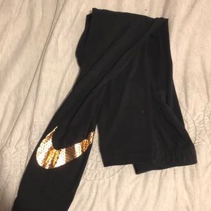 Nike rose gold legging